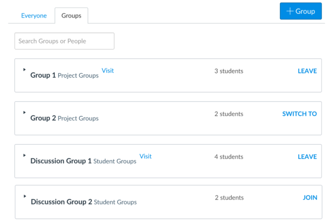 how to create groups for assignments in canvas